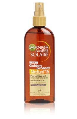 Garnier Ambre Solaire Golden Protect SPF15 Protective Oil 150ml